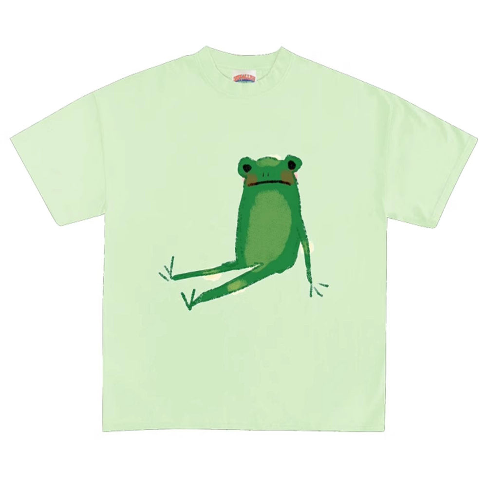 frog print graphic tee boogzel clothing
