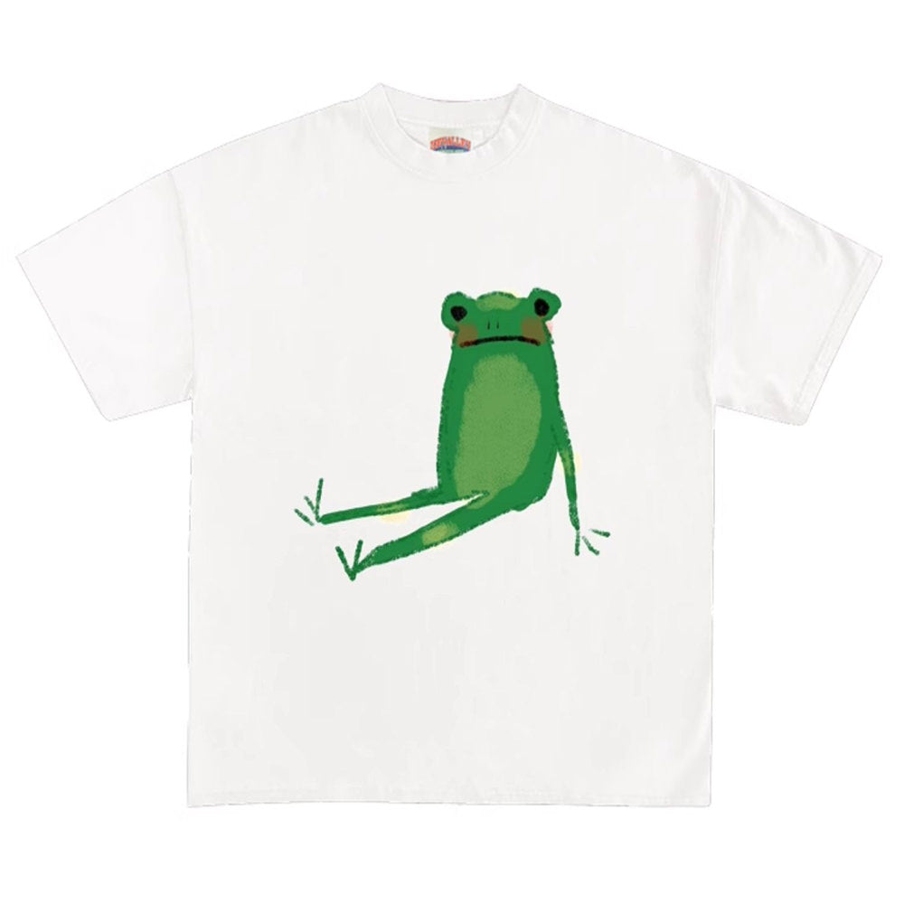 frog print graphic tee boogzel clothing