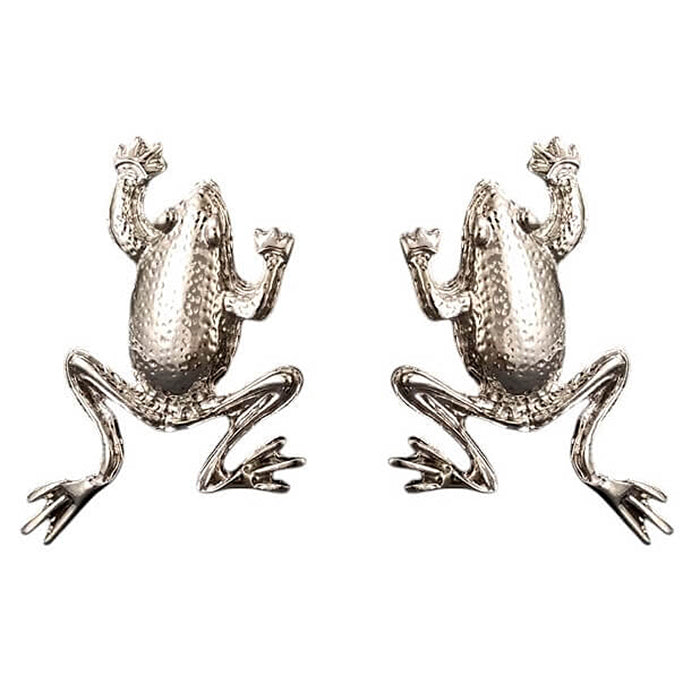 frog stud earrings boogzel clothing
