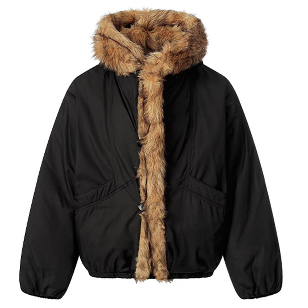 fur trim winter jacket boogzel clothing