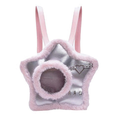 furry star shaped backpack boogzel clothing