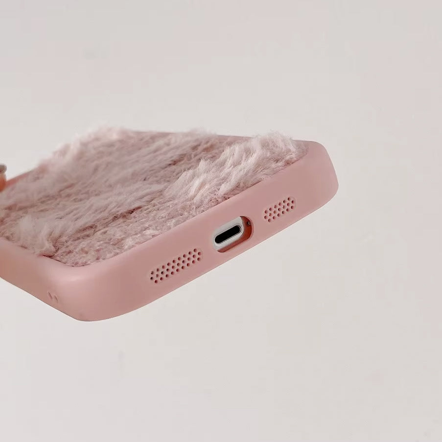 fuzzy checkered iphone case boogzel clothing