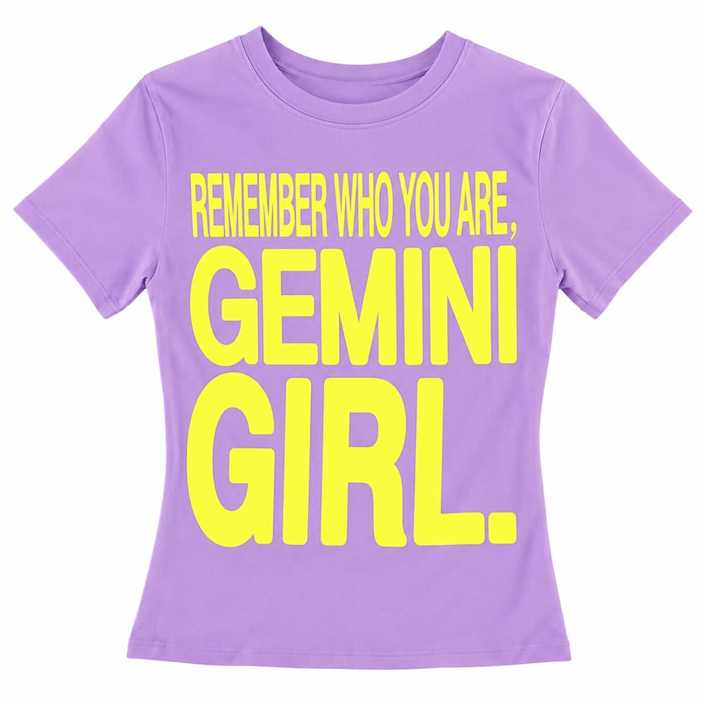 gemini zodiac t-shirt y2k tshirt boogzel clothing