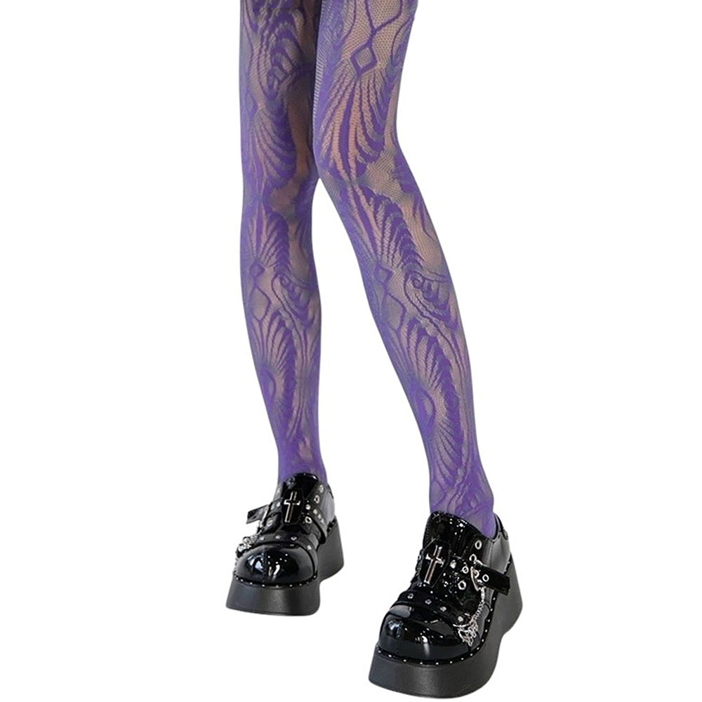 geometric pattern tights boogzel clothing