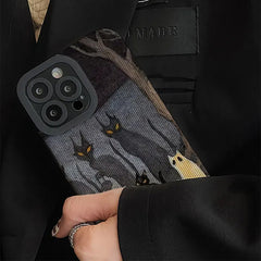 ghost and cat iphone case boogzel clothing