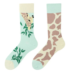 giraffe mismatched socks boogzel clothing