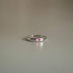 Glow In Dark Heart Ring boogzel clothing