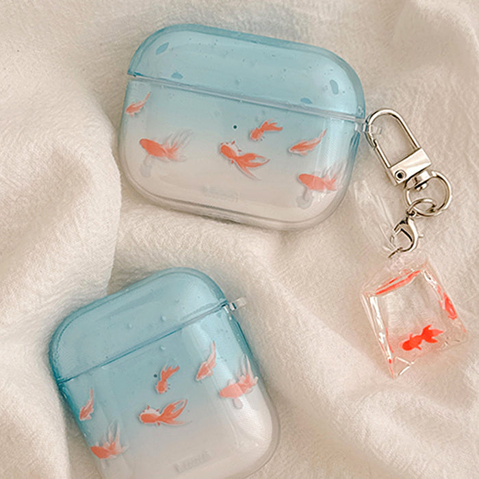 goldfish aesthetic airpods case boogzel clothing