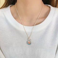 goldfish pendant necklace boogzel clothing