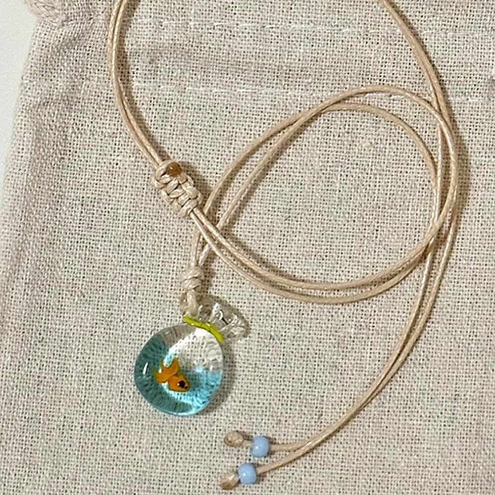 goldfish pendant necklace boogzel clothing
