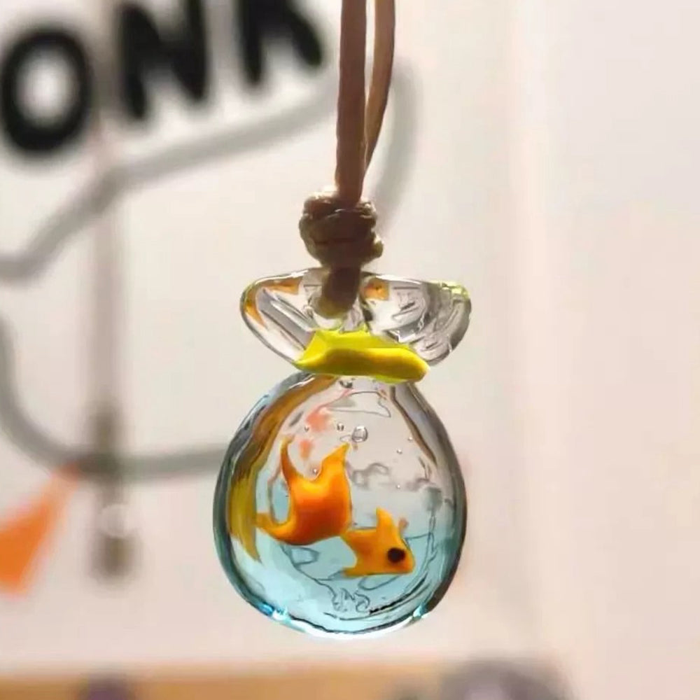 goldfish pendant necklace boogzel clothing