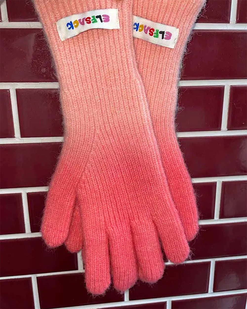 gradient ribbed gloves boogzel clothing
