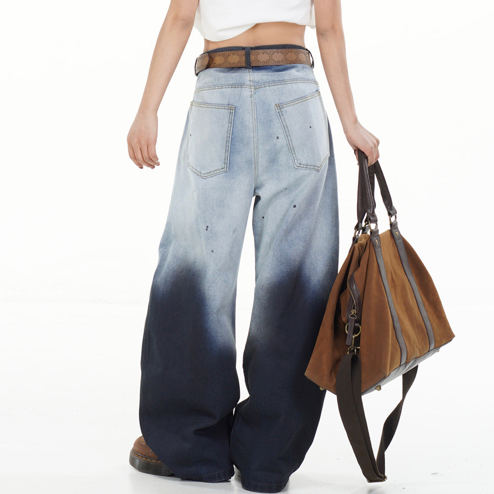 gradient baggy jeans boogzel clothing