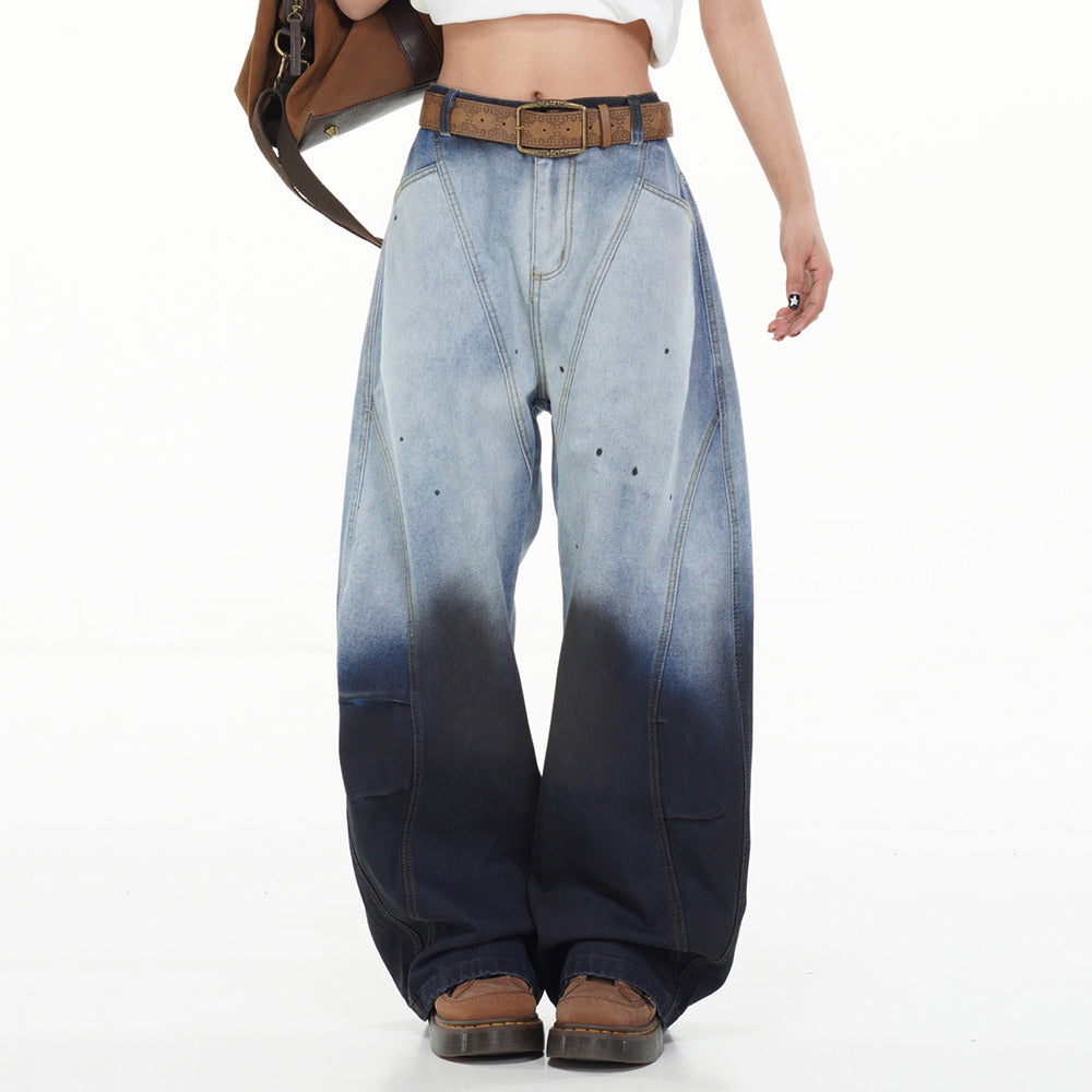 gradient baggy jeans boogzel clothing