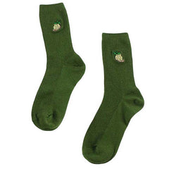 Grape embroidered Socks boogzel apparel