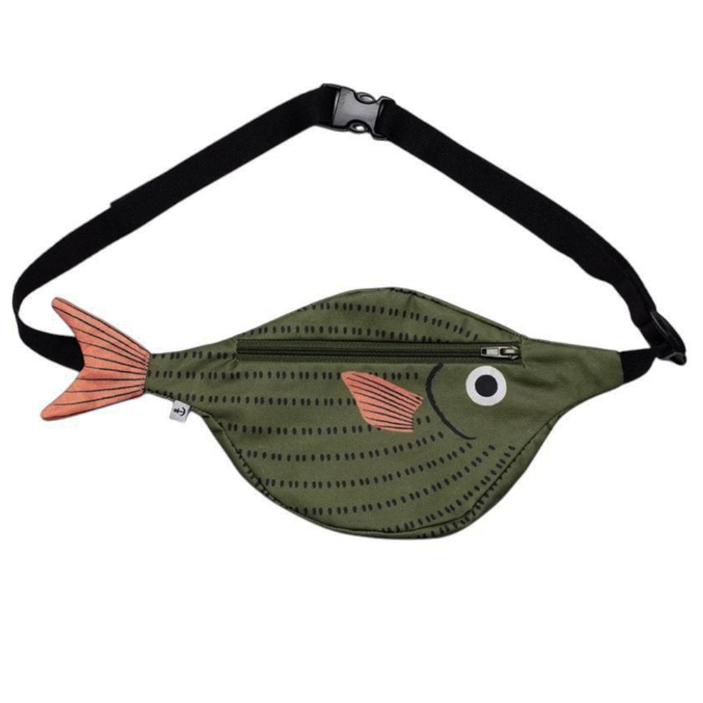 green fish waist bag boogzel clothing