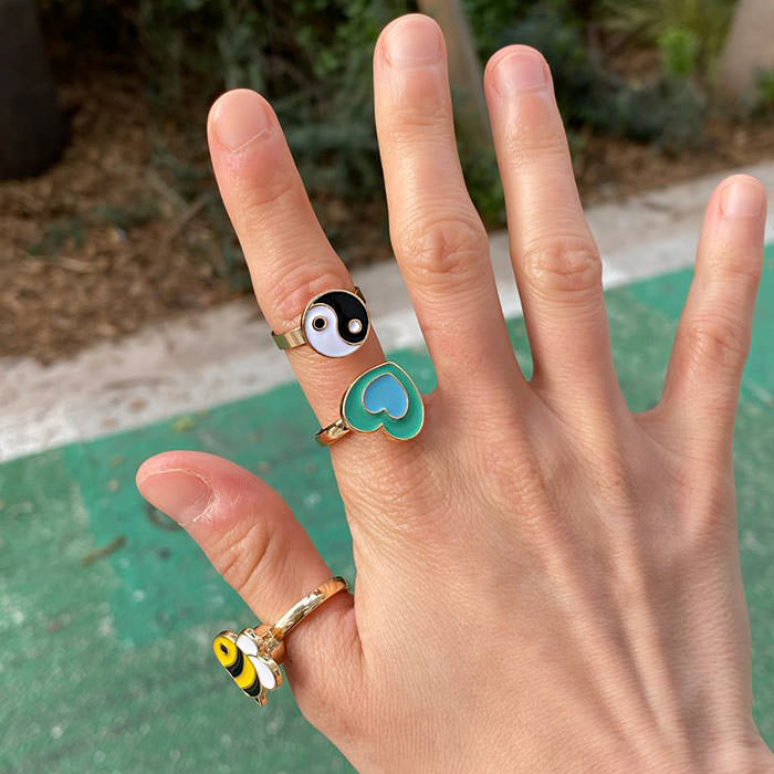 Yin Yang Anxiety Ring - boogzel apparel