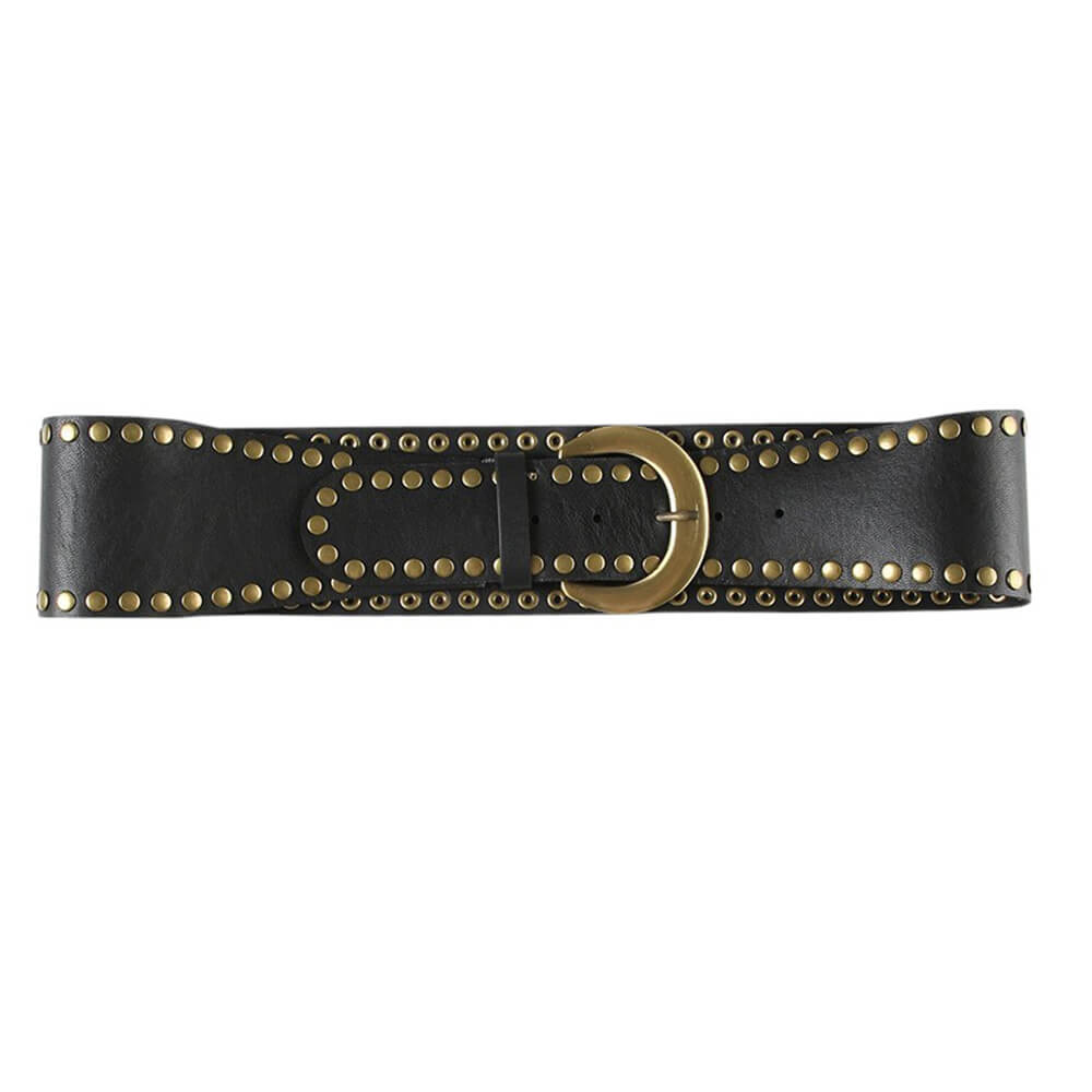 grunge double rivet belt boogzel clothing