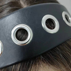 grunge eyelet headband boogzel clothing