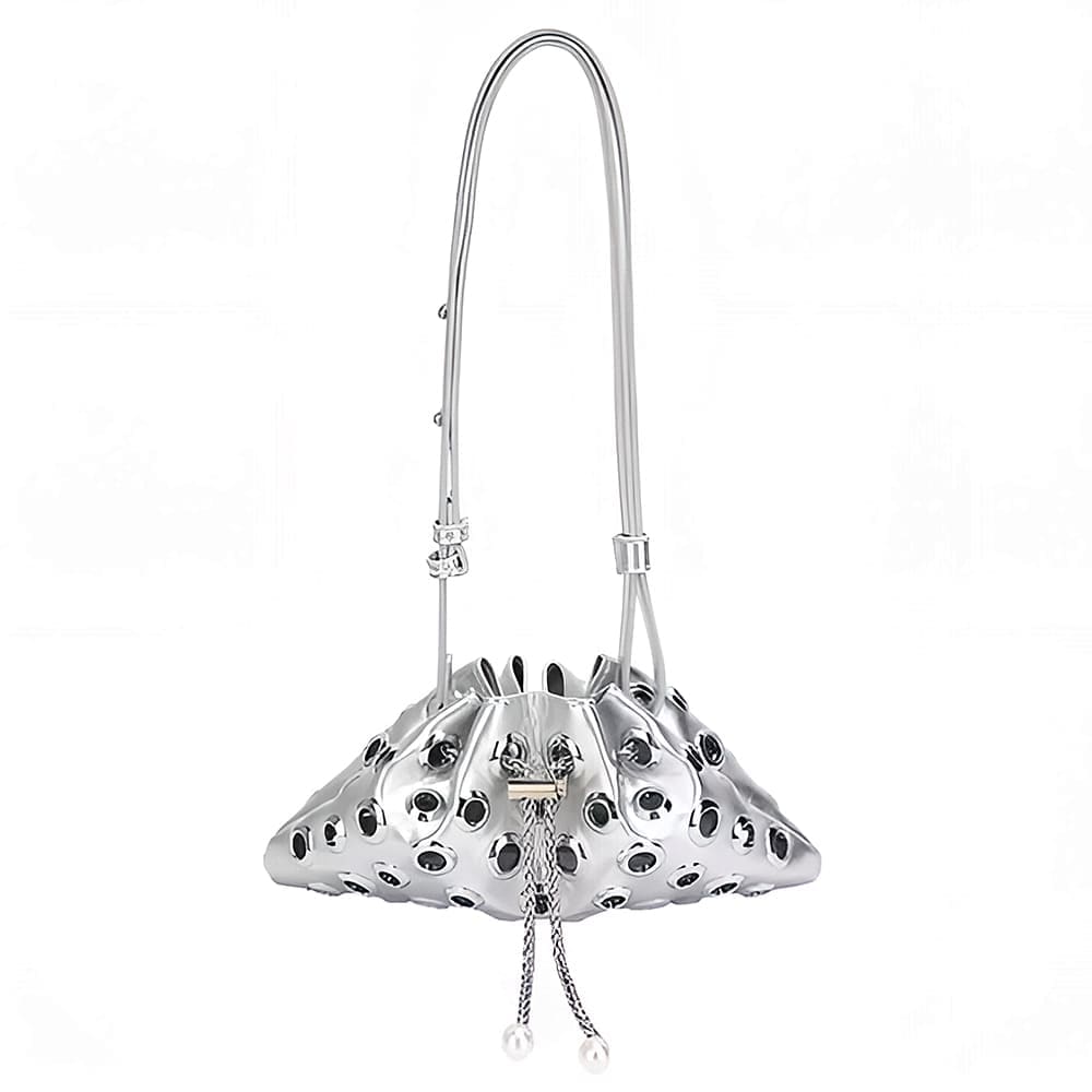 grunge eyelet shoulder bag boogzel clothing
