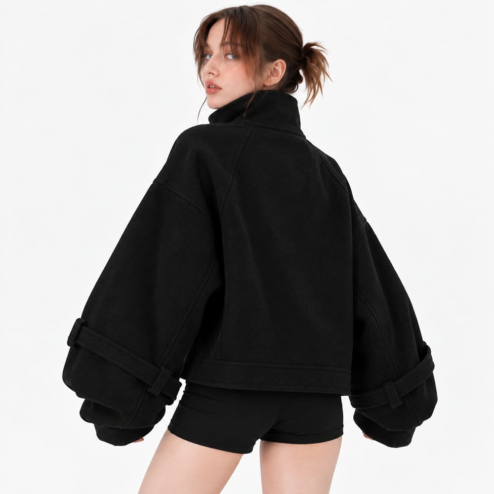 grunge oversized grommet jacket boogzel clothing