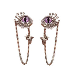grunge aesthetic eyes earrings boogzel clothing
