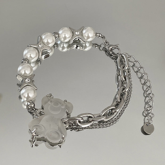 grunge bear aesthetic bracelet boogzel clothing