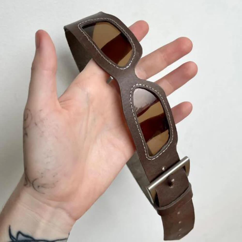 grunge belt strap sunglasses boogzel clothing