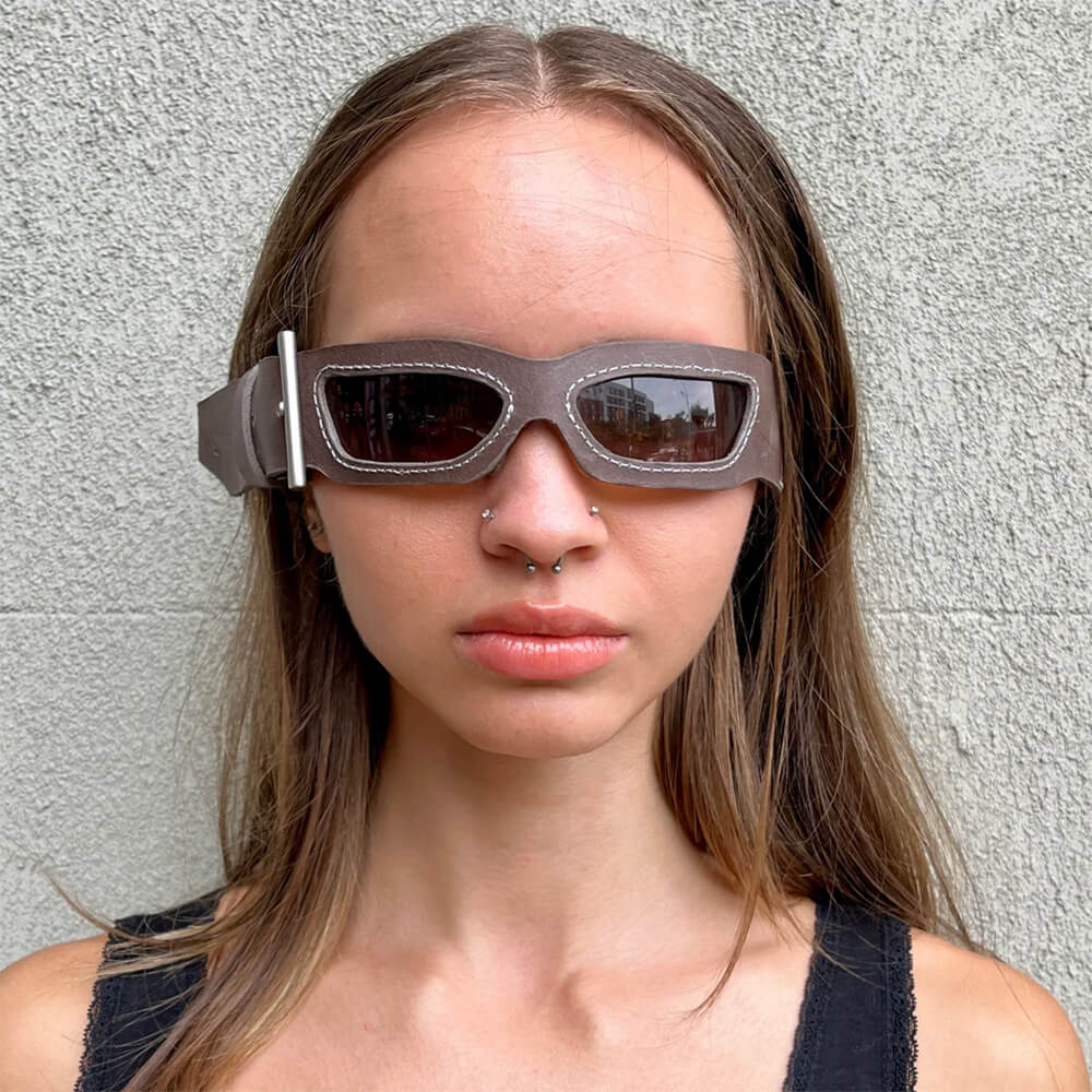 grunge belt strap sunglasses boogzel clothing