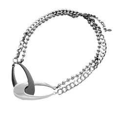grunge chain link necklace boogzel clothing