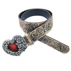 grunge heart buckle belt boogzel clothing