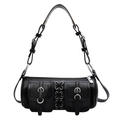 grunge lace up underarm bag boogzel clothing