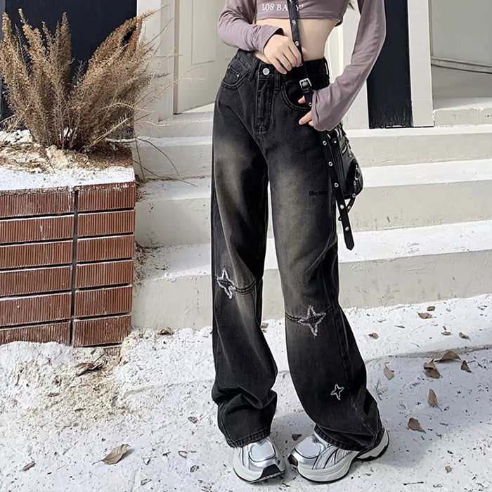 grunge star black jeans boogzel clothing
