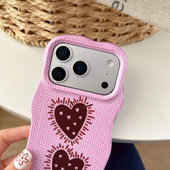 heart print aesthetic iphone case boogzel clothing