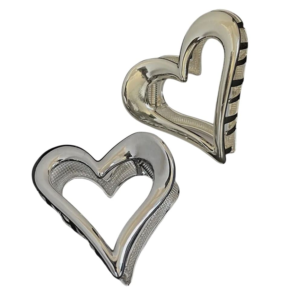 heart shaped hair claw boogzel clothing