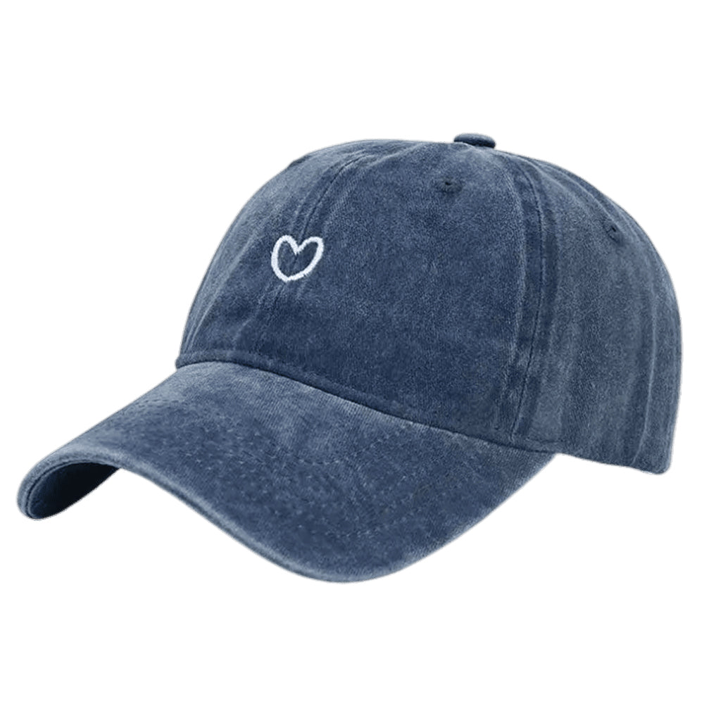 heart embroidery baseball cap boogzel clothing