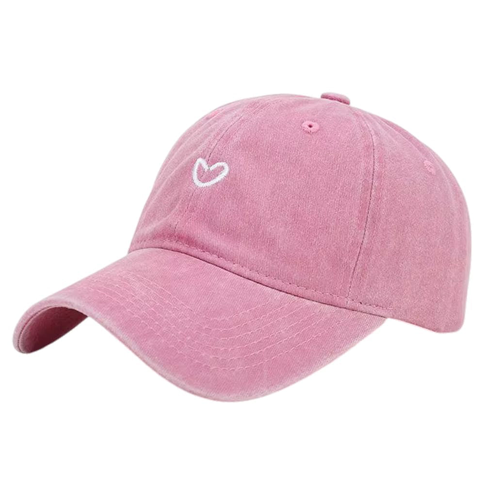 heart embroidery baseball cap boogzel clothing