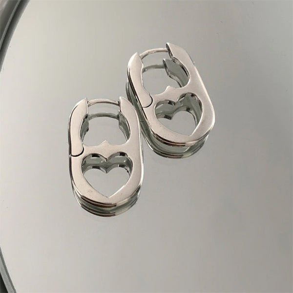 heart mini earrings boogzel clothing