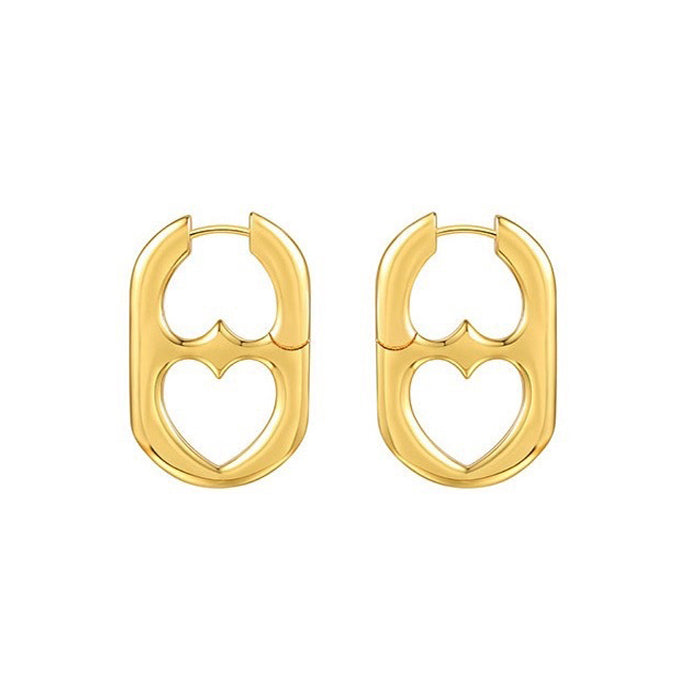 heart mini earrings boogzel clothing