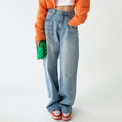 heart print pocket wide leg jeans boogzel clothing