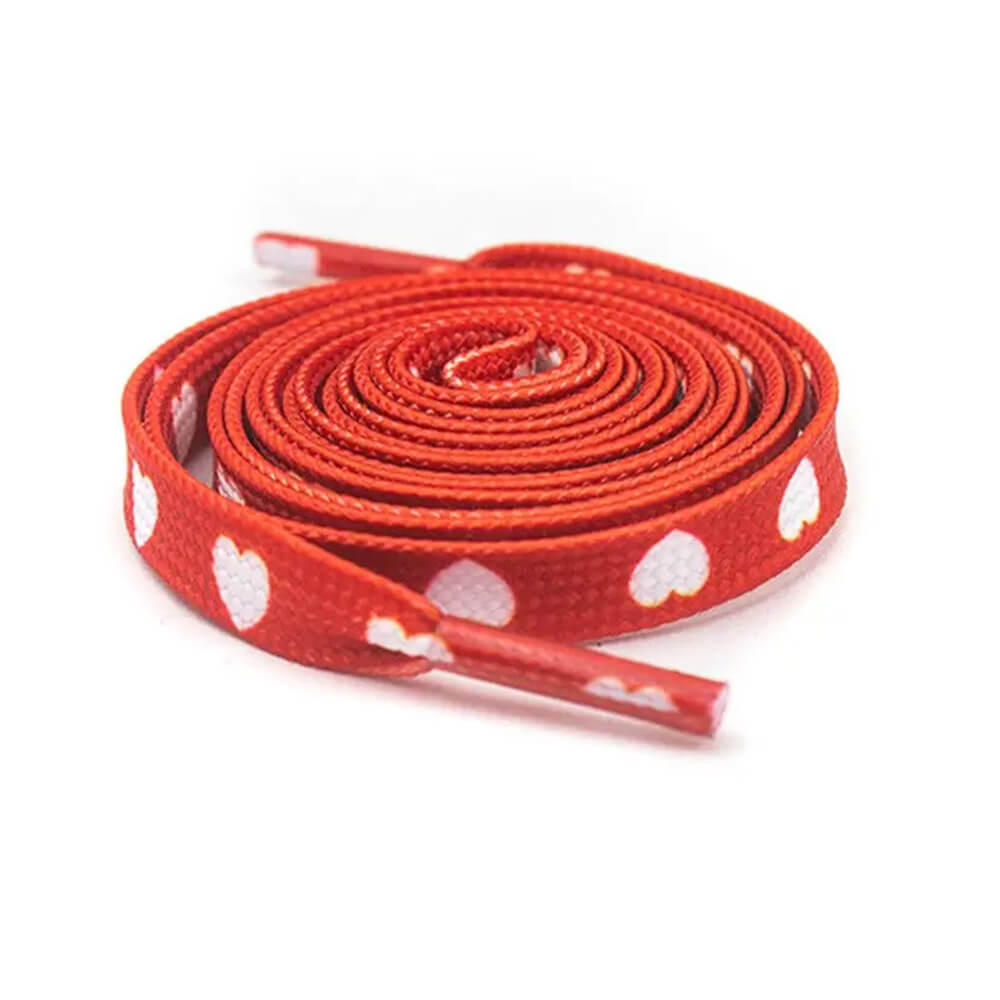 heart print shoe laces boogzel clothing