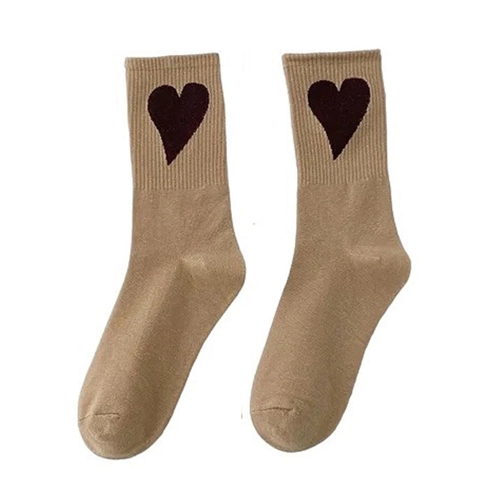 heart ribbed socks boogzel clothing