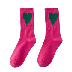 heart ribbed socks boogzel clothing