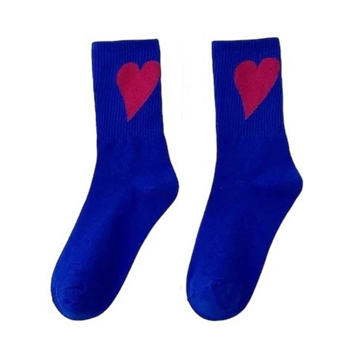heart ribbed socks boogzel clothing
