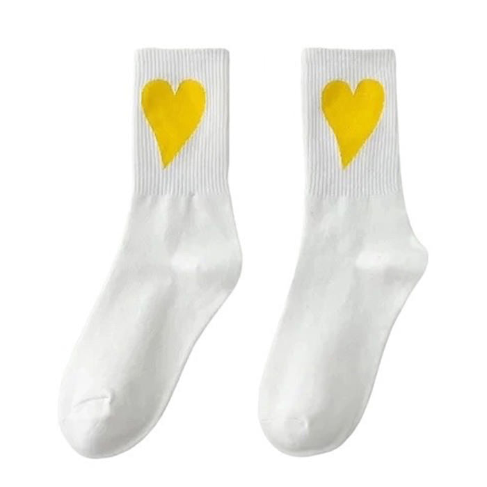 heart ribbed socks boogzel clothing