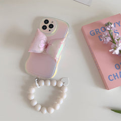 holographic bow iphone case boogzel clothing