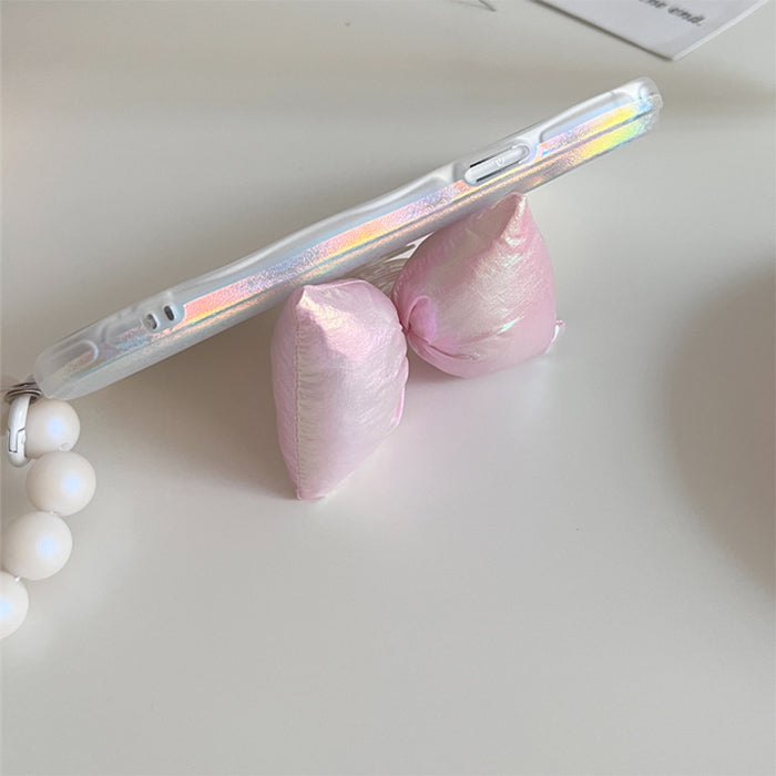 holographic bow iphone case boogzel clothing