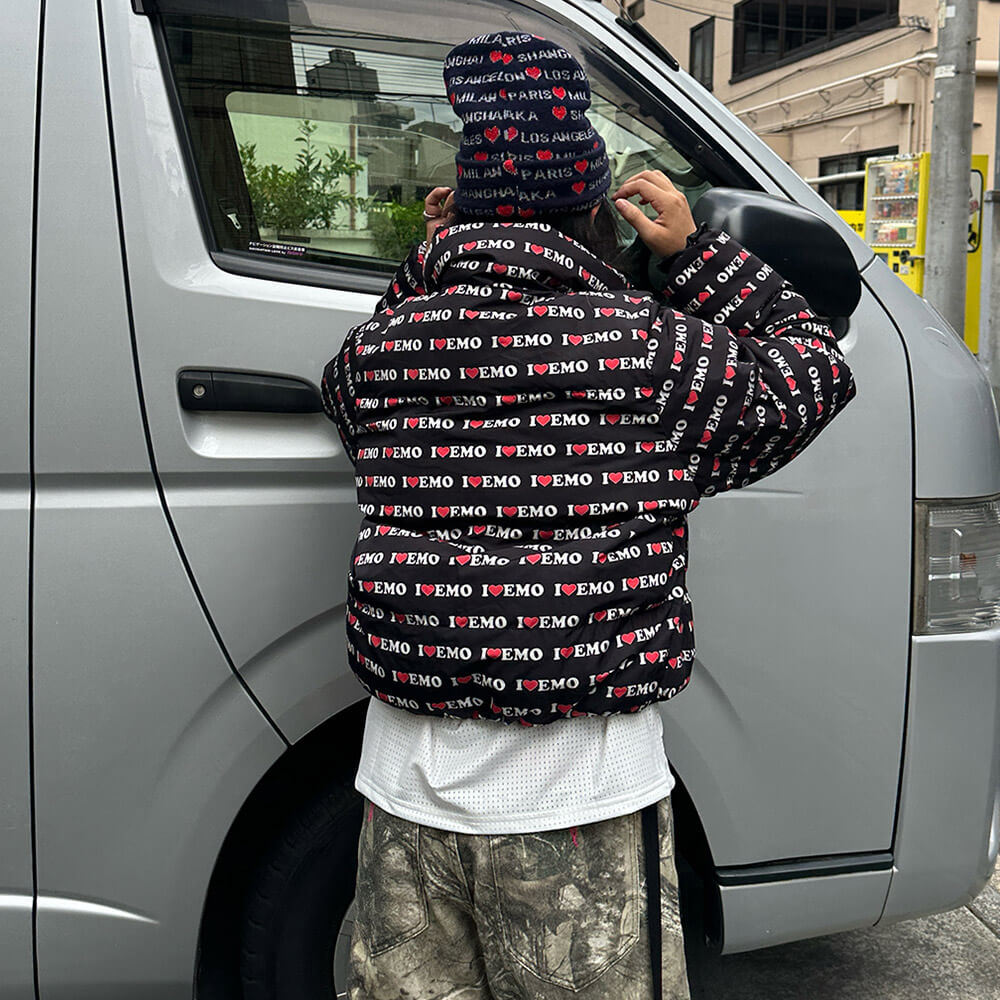 i love emo puffer jacket boogzel clothing