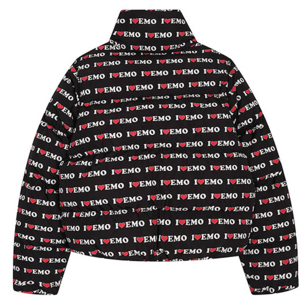 i love emo puffer jacket boogzel clothing