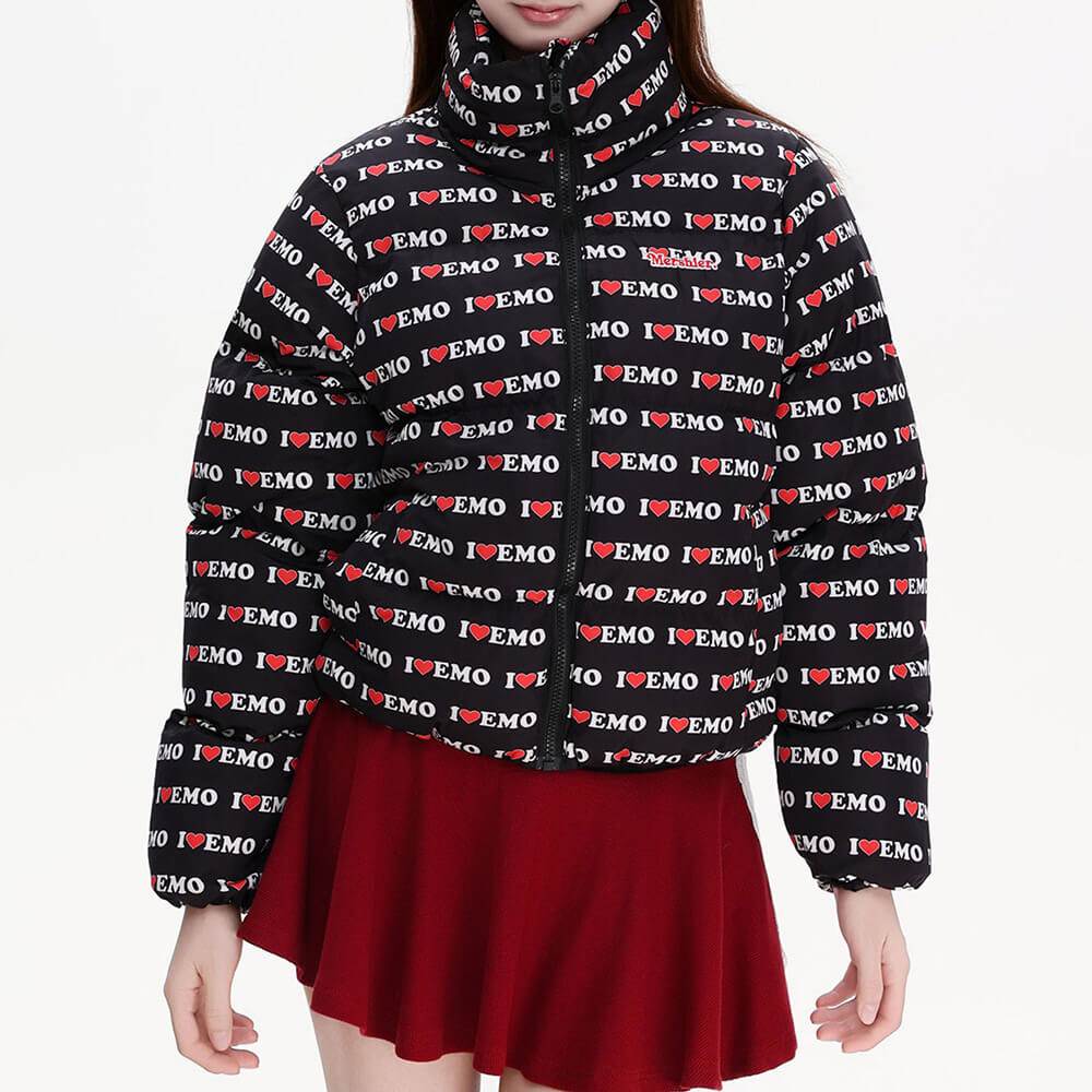 i love emo puffer jacket boogzel clothing